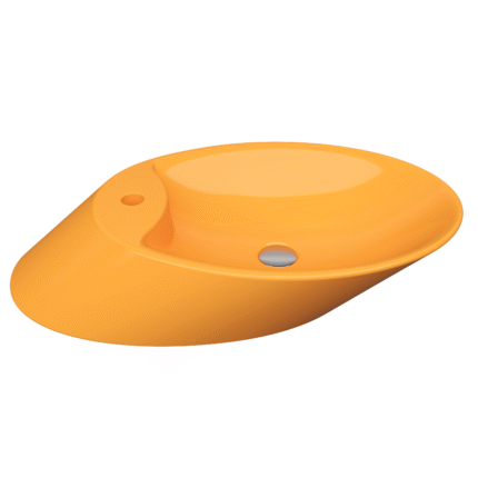 Bocchi Vessel Çanak Lavabo 72 cm Parlak Mandalina Sarısı