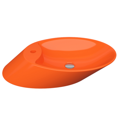Bocchi Vessel Çanak Lavabo 72 cm Parlak Turuncu