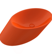 Bocchi Vessel Çanak Lavabo 72 cm Parlak Turuncu - 1013-012-0125 - Çanak Lavabo - 1