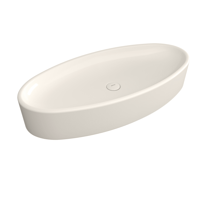 Bocchi Vessel Çanak Lavabo 85 cm Parlak Bisküvi - 1014-014-0125 - Çanak Lavabo - 1