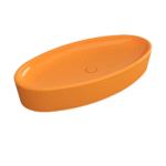 Bocchi Vessel Çanak Lavabo 85 cm Parlak Mandalina Sarısı - 1014-021-0125 - Çanak Lavabo - 1