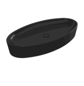 Bocchi Vessel Çanak Lavabo 85 cm Parlak Siyah - 1014-005-0125 - Çanak Lavabo - 1