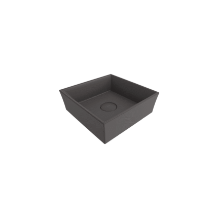 Bocchi Vessel Kare Lavabo 38x38 cm Mat Antrasit