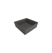 Bocchi Vessel Kare Lavabo 38x38 cm Mat Antrasit - 1173-020-0125 - Tezgah Üstü Lavabo