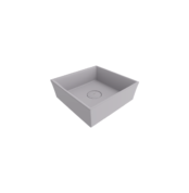 Bocchi Vessel Kare Lavabo 38x38 cm Mat Gri - 1173-006-0125 - Tezgah Üstü Lavabo