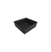 Bocchi Vessel Kare Lavabo 38x38 cm Mat Siyah - 1173-004-0125 - Tezgah Üstü Lavabo