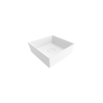 Bocchi Vessel Kare Lavabo 38x38 cm Parlak Beyaz - 1173-061-0125 - Tezgah Üstü Lavabo