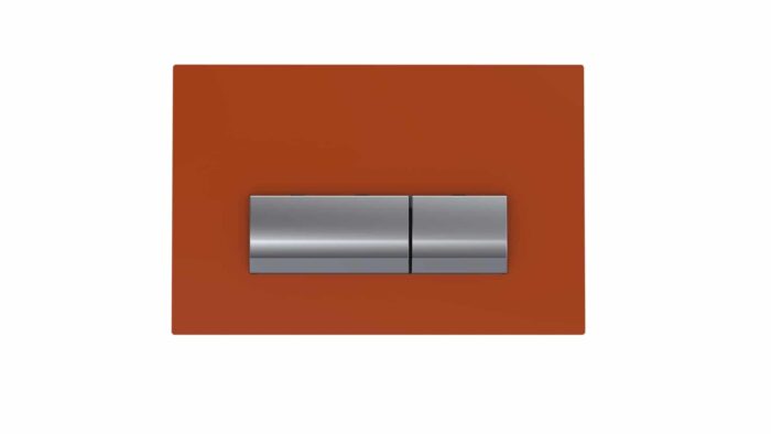 Bocchi Vivente Cam Kumanda Panelleri Turuncu Cam - 8200-0151 - Kumanda Panelleri (Gömme Rezervuar Butonları) - 1