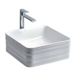 Lena E-2105 Tezgah Üstü Porselen Lavabo