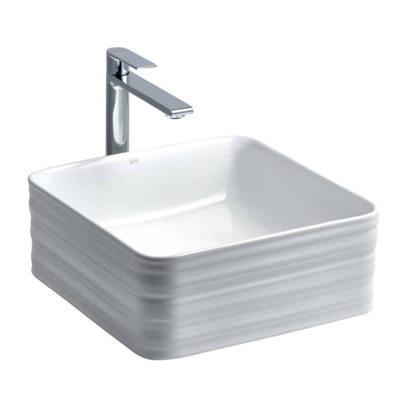 Lena E-2105 Tezgah Üstü Porselen Lavabo - E-2105 - Tezgah Üstü Lavabo - 1