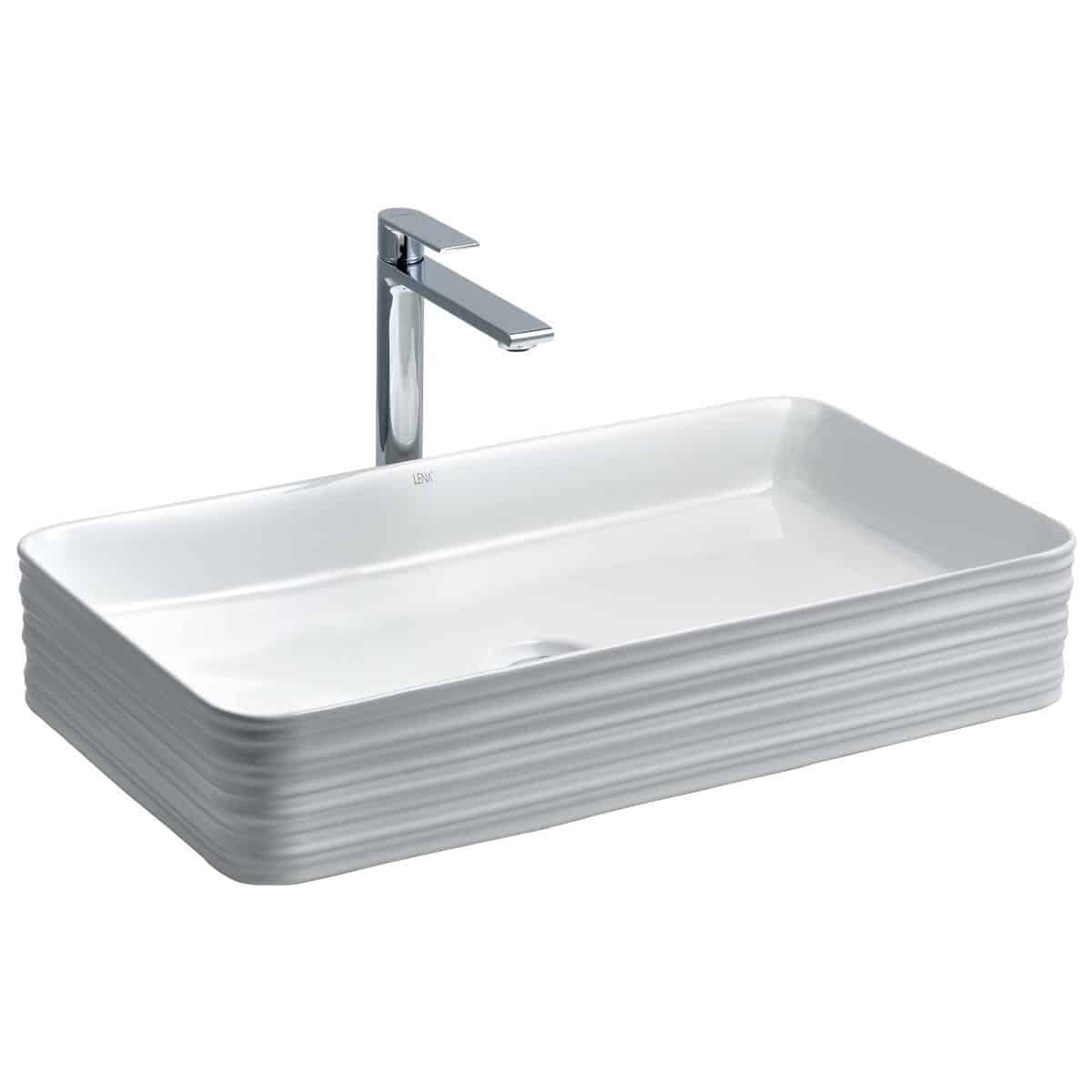 Lena E-2106 Tezgah Üstü Porselen Lavabo Lena E-2106 Tezgah Üstü Porselen Lavabo