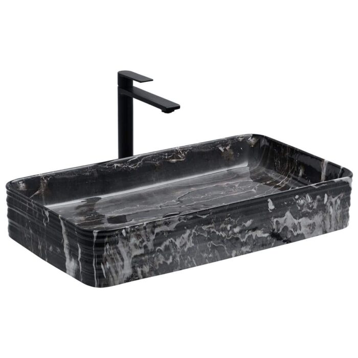 Lena E-2106M4 Tezgah Üstü Porselen Lavabo