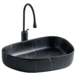 Lena E-2107SM Tezgah Üstü Porselen Lavabo