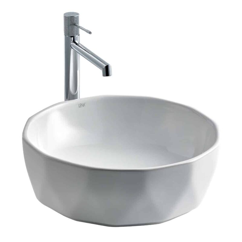 Lena E-2110 Tezgah Üstü Porselen Lavabo - E-2110 - Tezgah Üstü Lavabo - 1