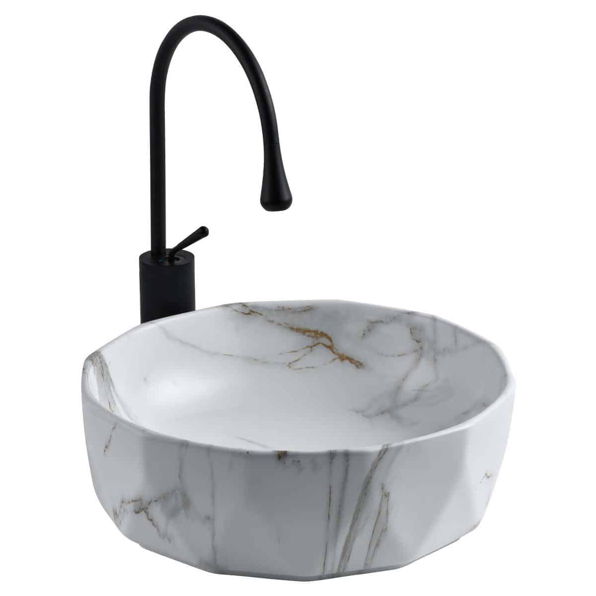 Lena E-2110M1 Tezgah Üstü Porselen Lavabo Lena E-2110M1 Tezgah Üstü Porselen Lavabo