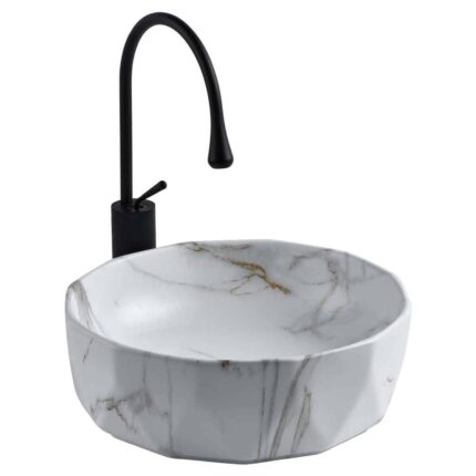 Lena E-2110M1 Tezgah Üstü Porselen Lavabo - E-2110M1 - Tezgah Üstü Lavabo - 1