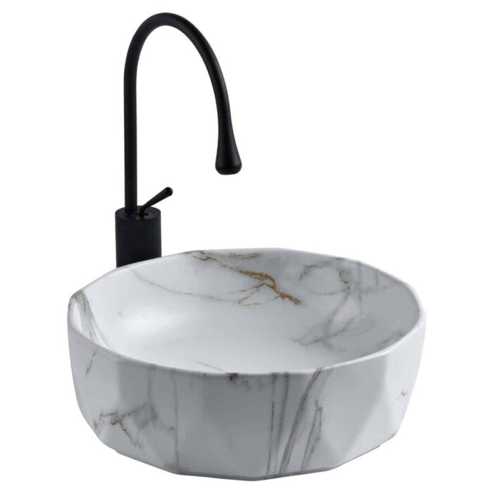 Lena E-2110M1 Tezgah Üstü Porselen Lavabo - E-2110M1 - Tezgah Üstü Lavabo - 1