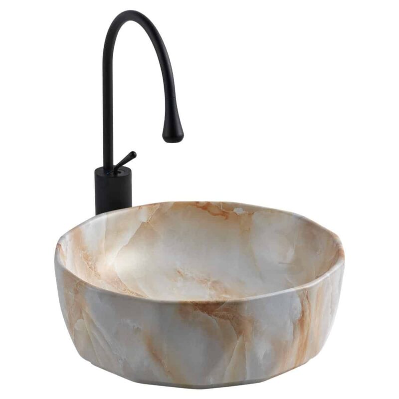 Lena E-2110M2 Tezgah Üstü Porselen Lavabo - E-2110M2 - Tezgah Üstü Lavabo - 1