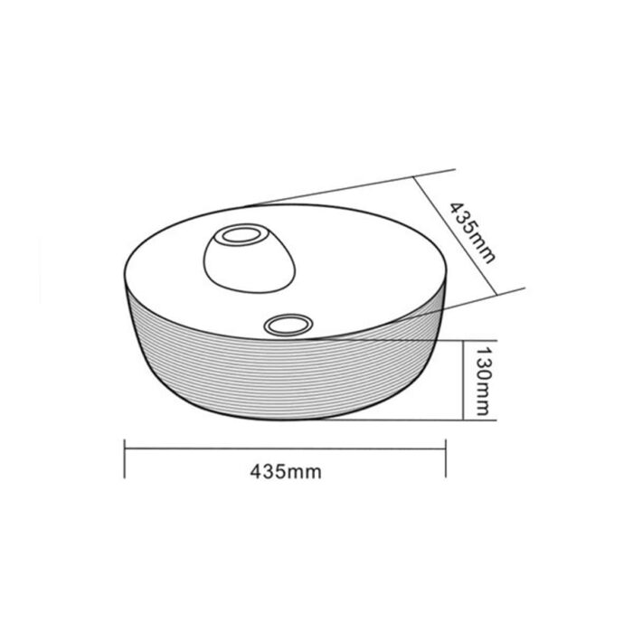 e 5002gs tezgah ustu porselen lavabo 3a 466