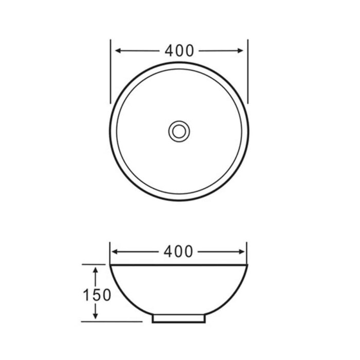 e 5005a tezgah ustu porselen lavabo c34 ab