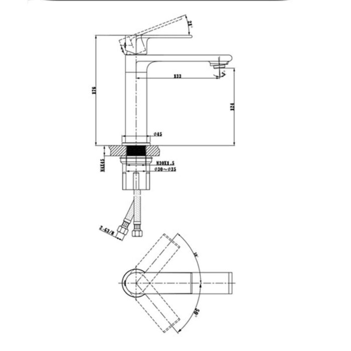 fm 2311 krom lavabo bataryasi 4 4d0c