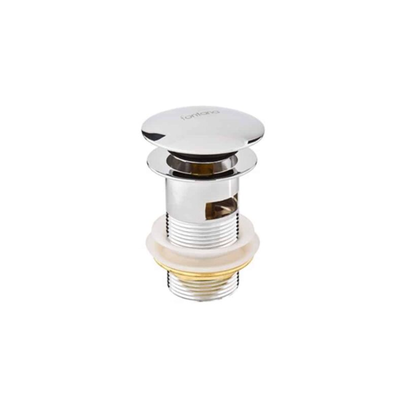 Fontana DR-01 Krom Sifon Üst Takımı (Tahliye Delikli) - DR-01 - Lavabo Sifonu - 1