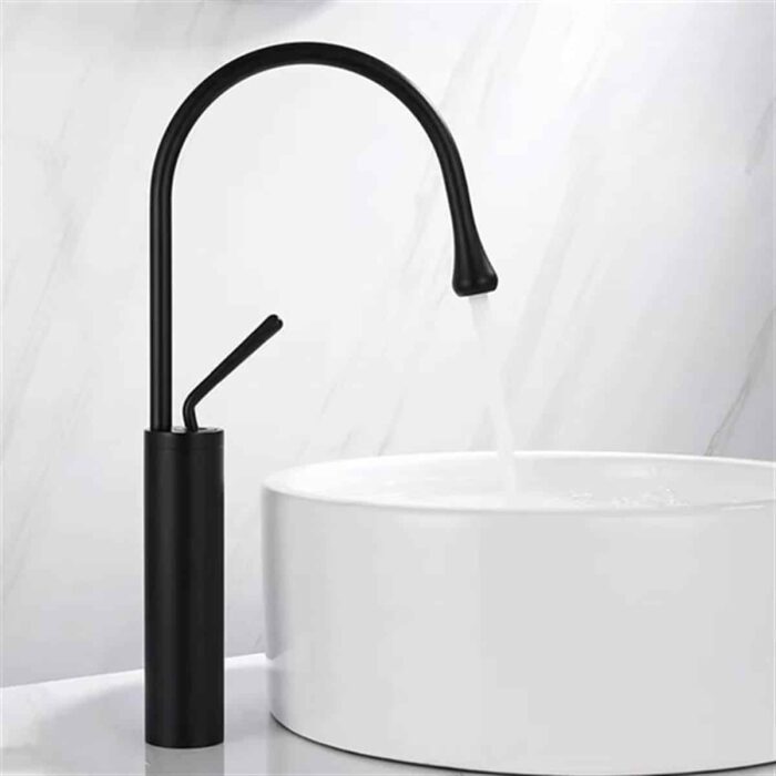 Fontana F-815 Siyah Lavabo Bataryası - F-815 - Çanak Lavabo Bataryası - 2