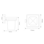 Fontana FC-60106 Krom Diş Fırçalığı