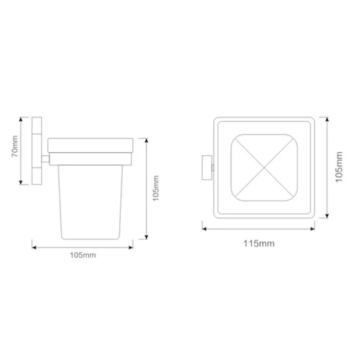 Fontana FC-60206 Altın Diş Fırçalığı - FC-60206 - Diş Fırçalık - 2