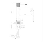Fontana FM-2115 Siyah Lavabo Bataryası - FM-2115 - Lavabo Bataryası - 4