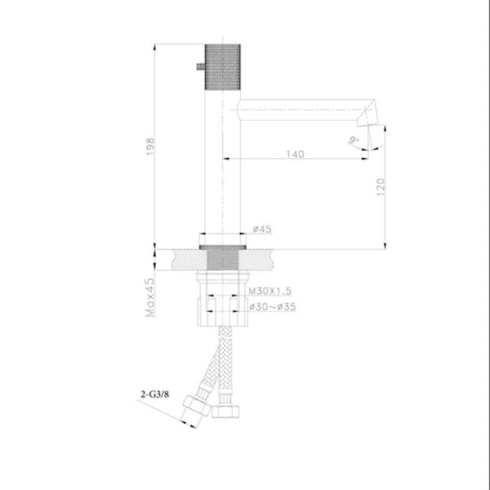Fontana FM-2211 Krom Lavabo Bataryası - FM-2211 - Lavabo Bataryası - 2