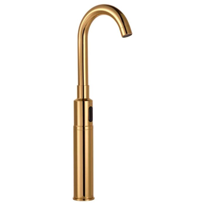 Fontana FS-9202 Fotoselli Yüksek Lavabo Bataryası Altın - FS-9202 - Fotoselli Çanak Lavabo Bataryası - 1