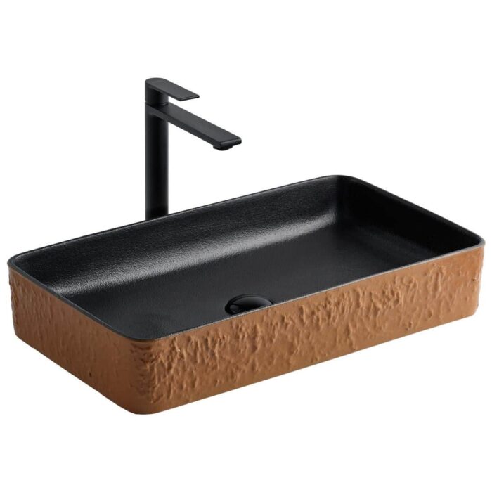 Lena E-4061K Tezgah Üstü Porselen Lavabo - E-4061P - Tezgah Üstü Lavabo - 1