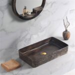 Lena E-4061K Tezgah Üstü Porselen Lavabo - E-4061K - Tezgah Üstü Lavabo - 1