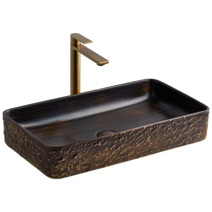 Lena E-4061K Tezgah Üstü Porselen Lavabo - E-4061K - Tezgah Üstü Lavabo - 2