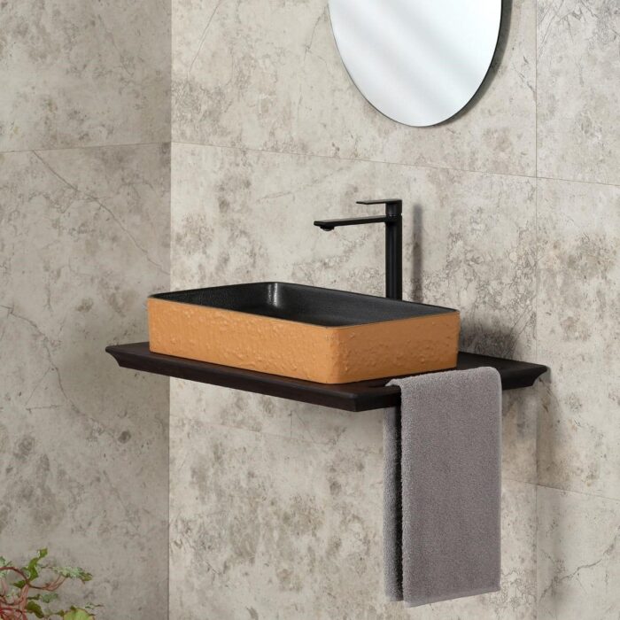 Lena E-4061K Tezgah Üstü Porselen Lavabo - E-4061P - Tezgah Üstü Lavabo - 4