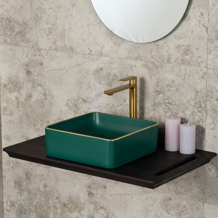 Lena E-4070Y Tezgah Üstü Porselen Lavabo - E-4070Y - Tezgah Üstü Lavabo - 2