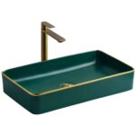 Lena E-4071Y Tezgah Üstü Porselen Lavabo - E-4071Y - Tezgah Üstü Lavabo - 1