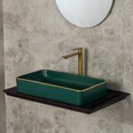 Lena E-4071Y Tezgah Üstü Porselen Lavabo - E-4071Y - Tezgah Üstü Lavabo - 2