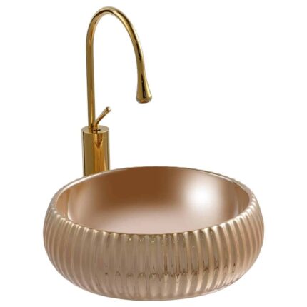 Lena E-4161A Tezgah Üstü Porselen Lavabo - E-4161A - Tezgah Üstü Lavabo - 1