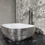 Lena E-5003G Tezgah Üstü Porselen Lavabo