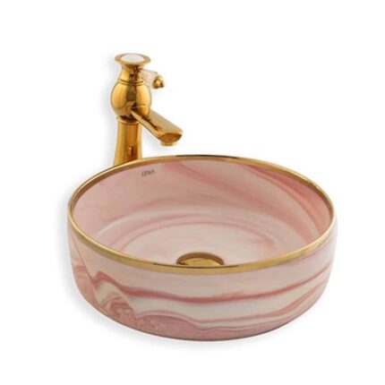 Lena E-7025 Tezgah Üstü Porselen Lavabo - E-7025 - Tezgah Üstü Lavabo - 1