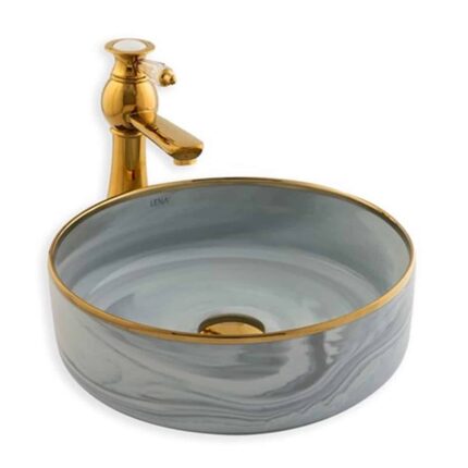 Lena E-7026 Tezgah Üstü Porselen Lavabo - E-7026 - Tezgah Üstü Lavabo - 1