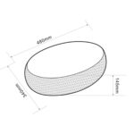 Lena E-8140 Tezgah Üstü Porselen Lavabo - E-8140 - Tezgah Üstü Lavabo - 2