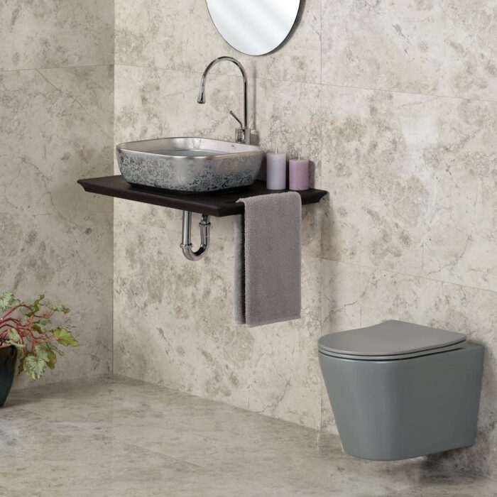 Lena EH-4290MGG Tezgah Üstü Porselen Lavabo - EH-4290MGG - Tezgah Üstü Lavabo - 3