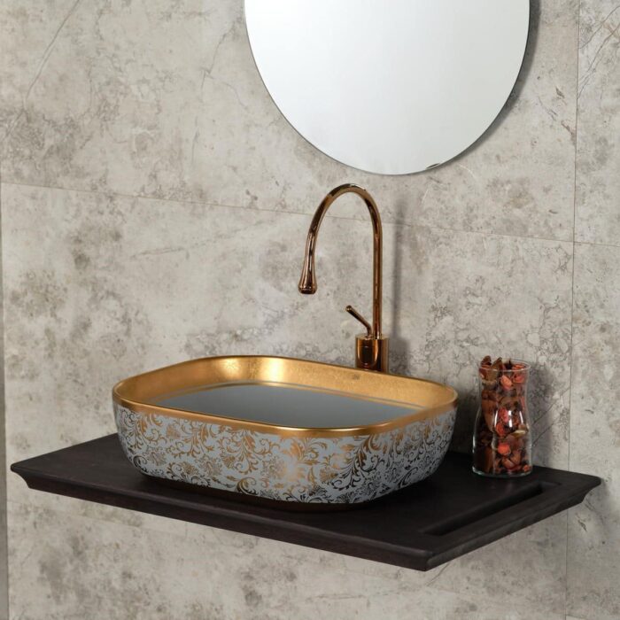 Lena EH-4290MGR Tezgah Üstü Porselen Lavabo - EH-4290MGR - Tezgah Üstü Lavabo - 2