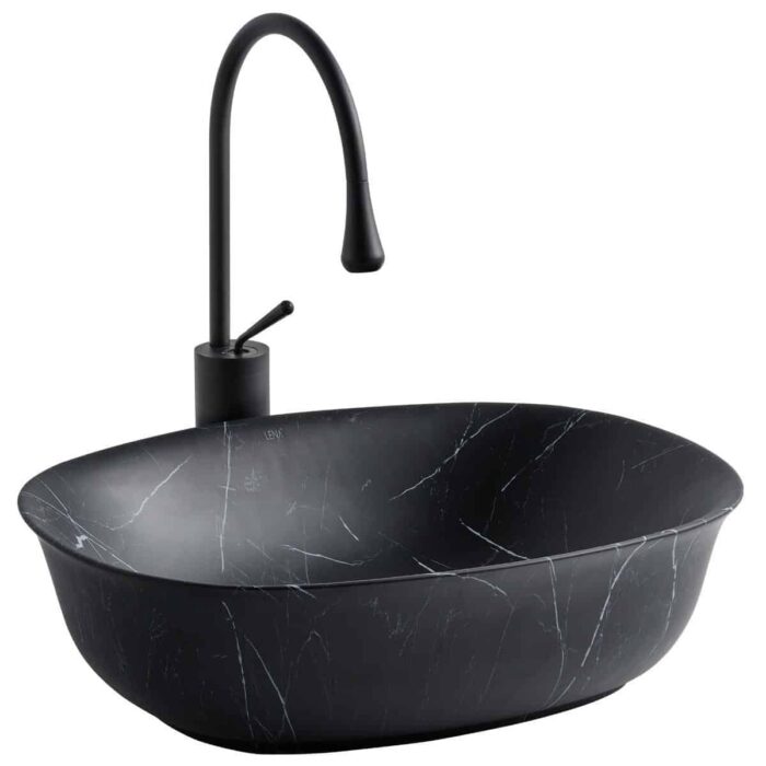 Lena EH-4600M5 Siyah Tezgah Üstü Lavabo - EH-4600M5 - Tezgah Üstü Lavabo - 1