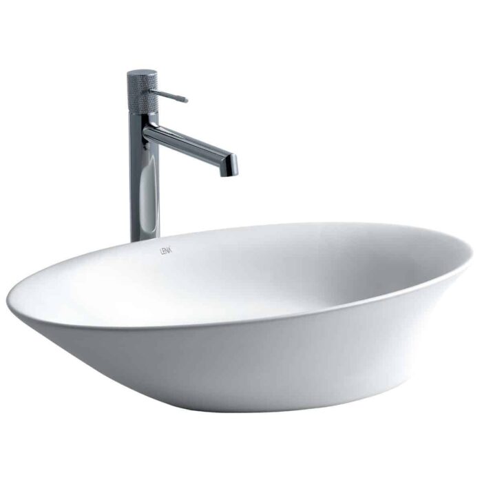 Lena EH-4610MB Tezgah Üstü Porselen Lavabo