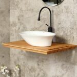 Lena EH-4610MB Tezgah Üstü Porselen Lavabo