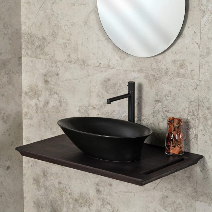 Lena EH-4610MS Tezgah Üstü Porselen Lavabo - EH-4610MS - Tezgah Üstü Lavabo - 2